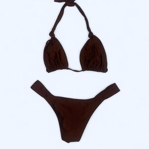 H&M Dark Brown Bikini Set